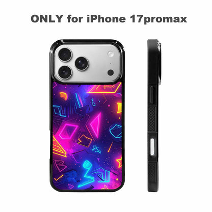 iPhone 17 Pro Max Case — Retro Motif Retro Motifs Qad Retro, Unique Phone Case Design