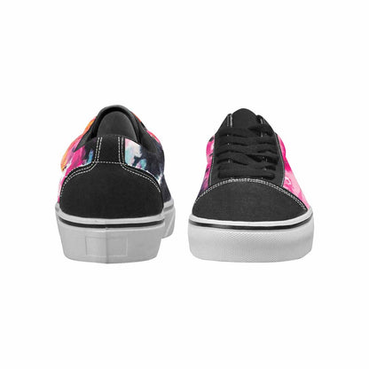 WOMEN'S Tie Lace-Up Canvas Surreal Custom Shoes