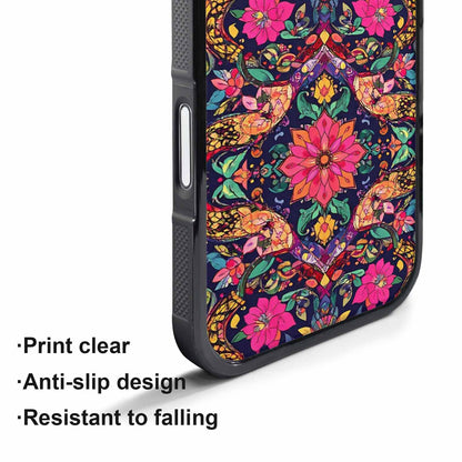 iPhone 17 Pro Case — Snakes Print Floral Seamless Pattern Floral, Custom Designed Case Cover