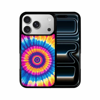 iPhone 17 Pro Case — Tie Dye Spiral Art Seamless Tie, Custom Print Case Cover