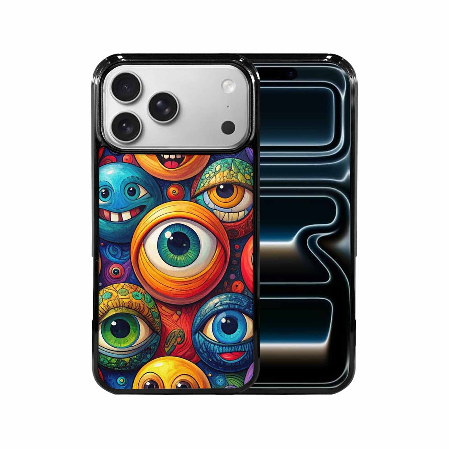 iPhone 17 Pro Max Case — Seamless Tileable Pattern Of Cartoon Cute, Custom Printed Phone Case