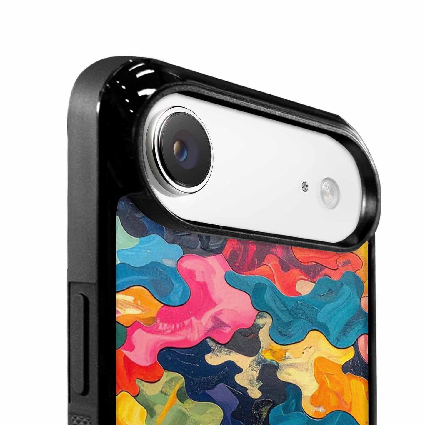 iPhone 17 Air Case — Camo Patches Full Color Vibrant Camo, Customized Protective Case