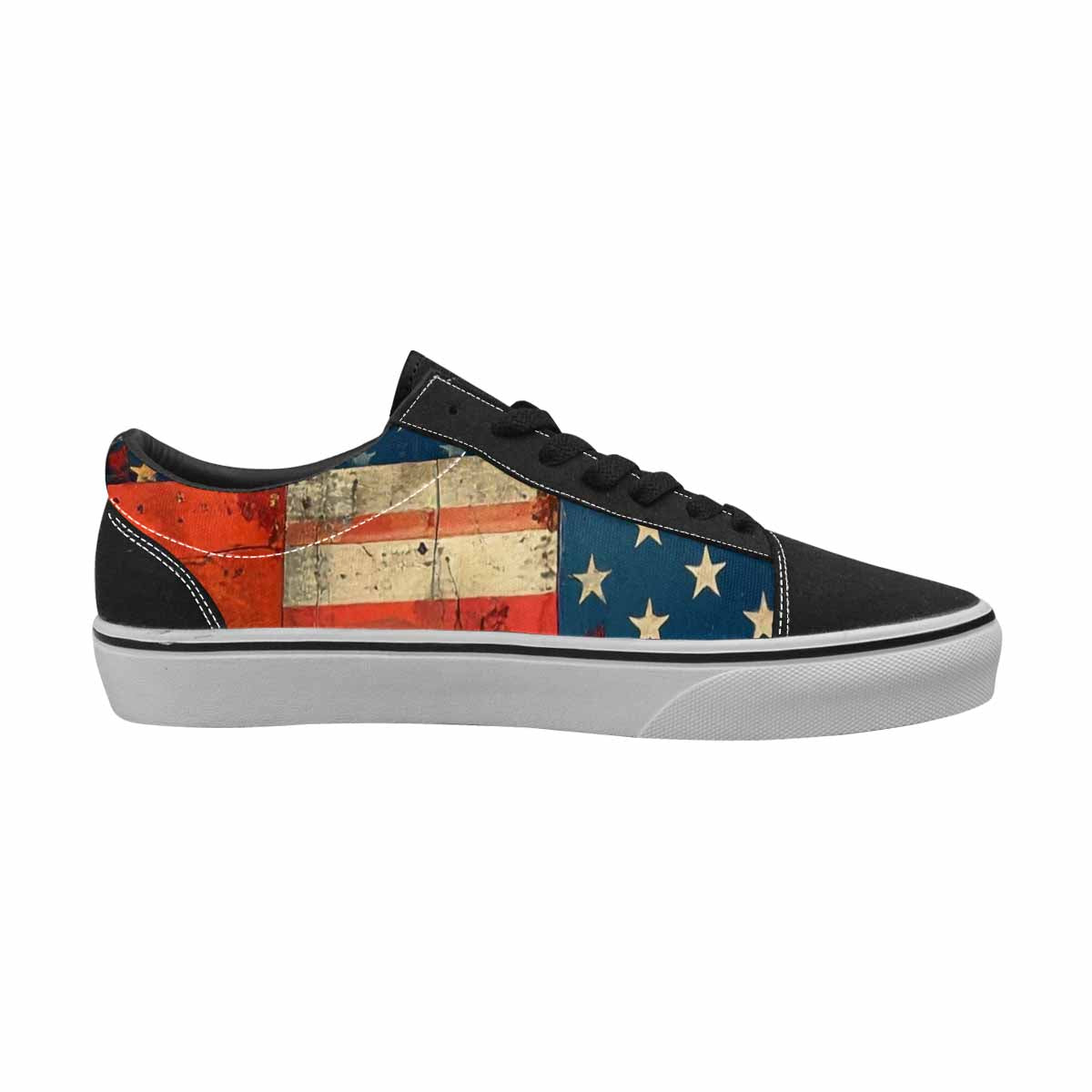 WOMEN'S American Flag Stars Canvas Lace-Up Dreamcore Shoes