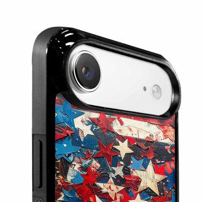 iPhone 17 Air Case — Patriotic Stars And Stripes American Galaxy, Custom Made Phone Cover