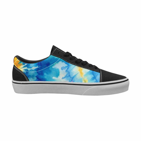 MEN'S Tie Dye Swirl Canvas Lace-Up Aesthetic Sneakers