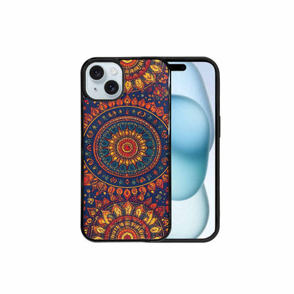 iPhone 15 Plus Case — Mandala Lions, Unique Phone Case Design