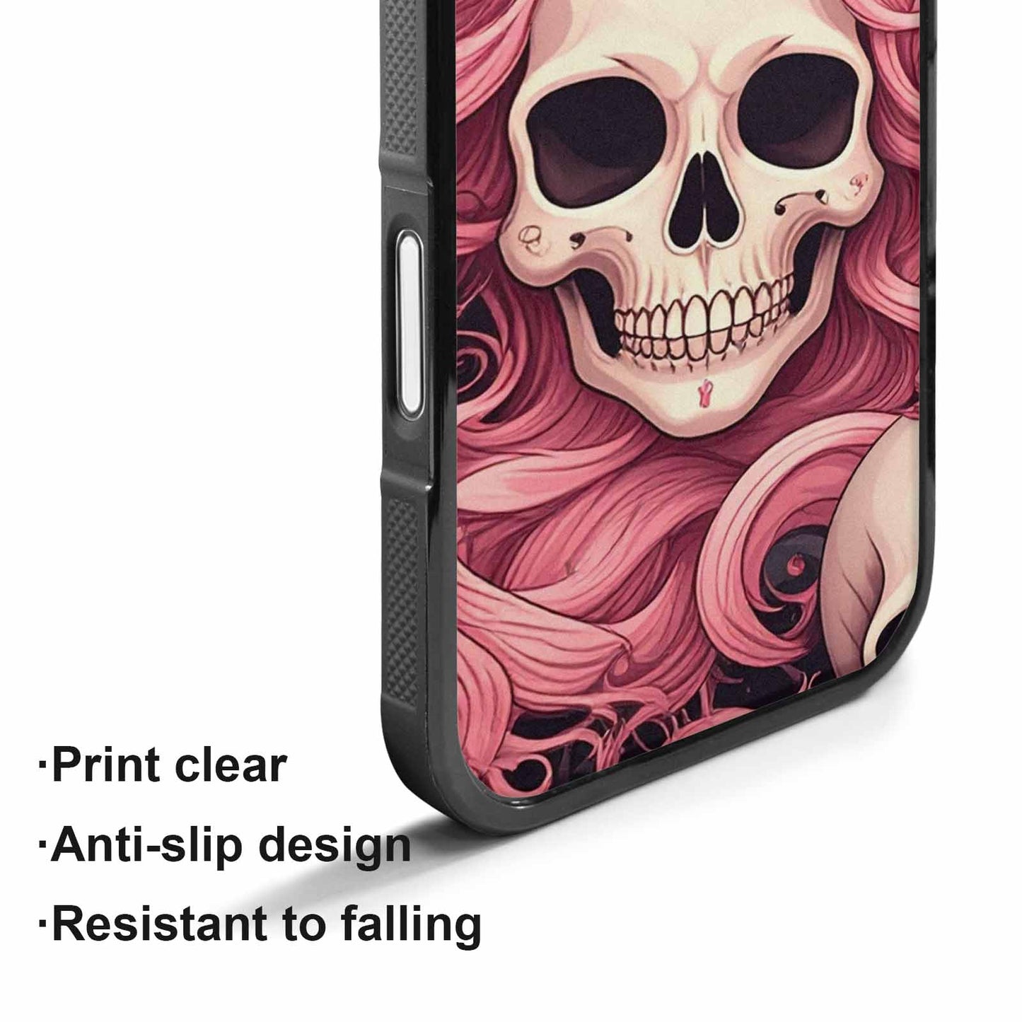 iPhone 17 Case — Skull Dark Art Gothic Print Gothic, Custom Print Case Cover
