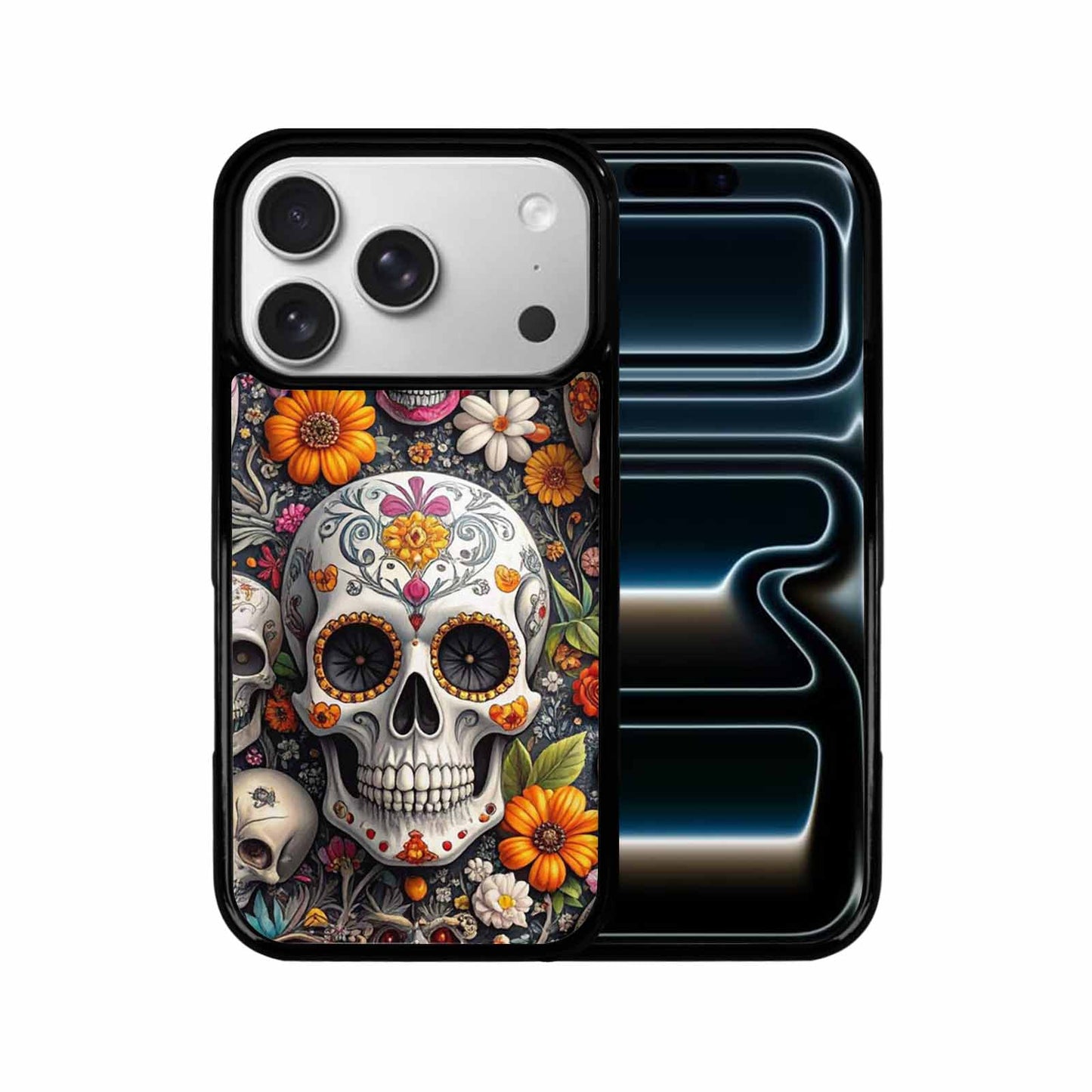 iPhone 17 Pro Case — Greyscale Black And White Dark Gothic, Customized Protective Case