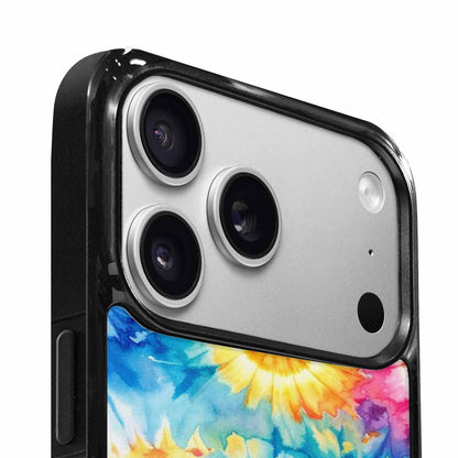 iPhone 17 Pro Case — Small Tie Dye Swirl Pattern Tie, Original Design Phone Case