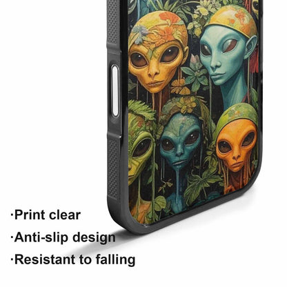 iPhone 17 Case — Aliens Pattern Hundreds Of Alien Scifi, Custom Phone Case