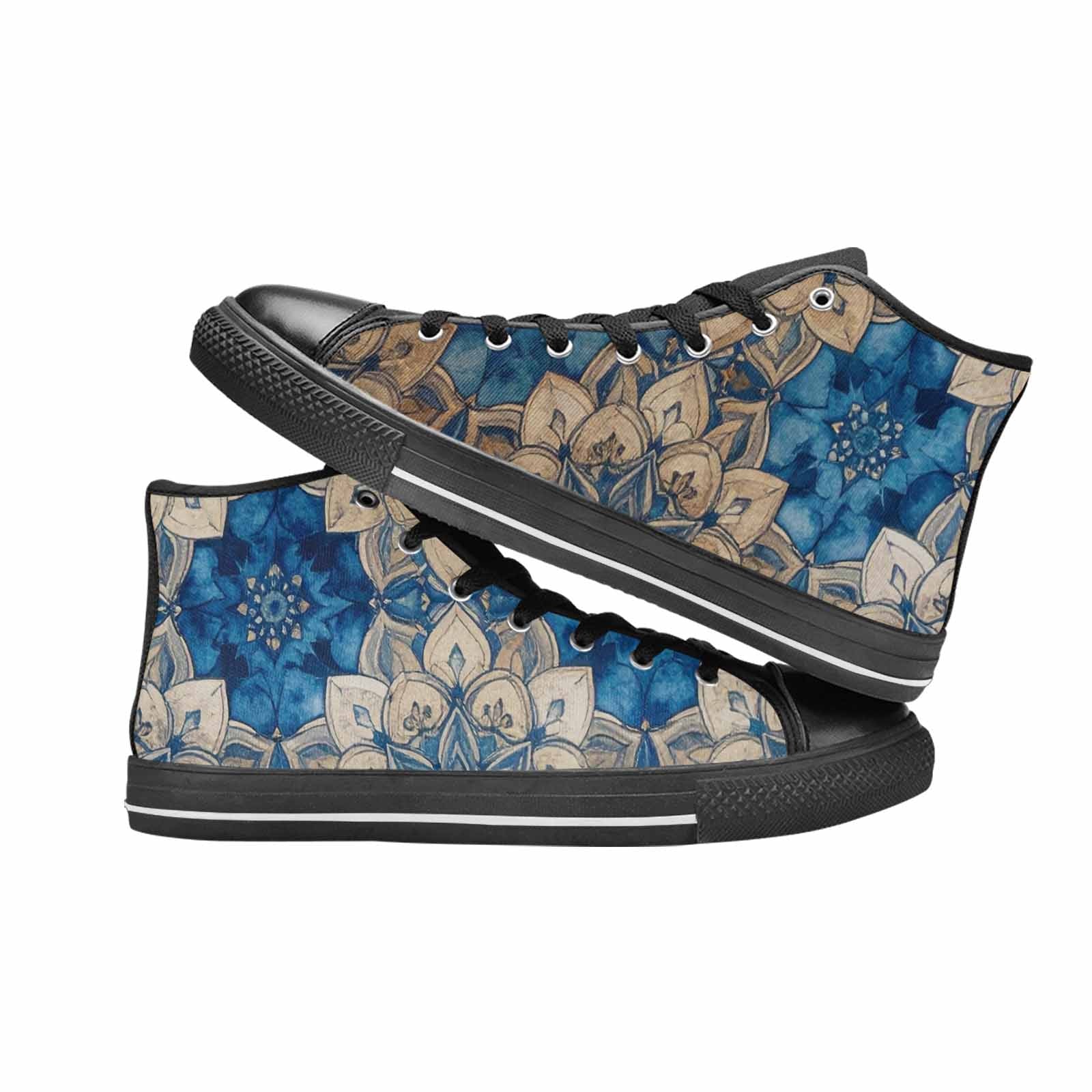 WOMEN'S Mandala High Top Canvas Surreal Shoes