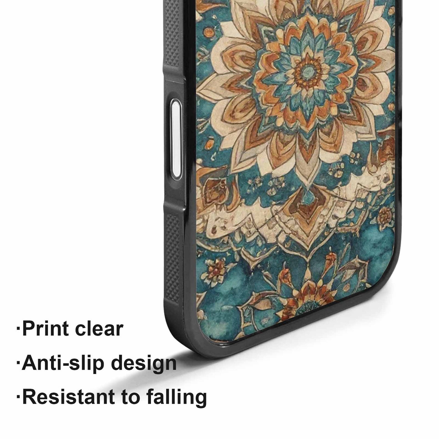 iPhone 17 Case — Small Mandala Pattern, Randomly Floral, Custom Art Phone Cover