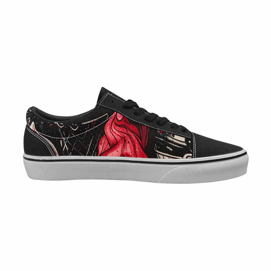 MEN'S Ice Cream Motif Lace-Up Canvas Aesthetic Shoes