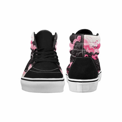 MEN'S Van Gogh Swirl High Top Canvas Kaleidoscope Custom Sneakers
