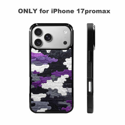 iPhone 17 Pro Max Case — Vivid Camo Asexual Camo, Custom Printed Phone Case
