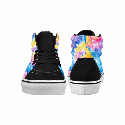 WOMEN'S Tie Dye Swirl High Top Canvas Dreamcore Sneakers