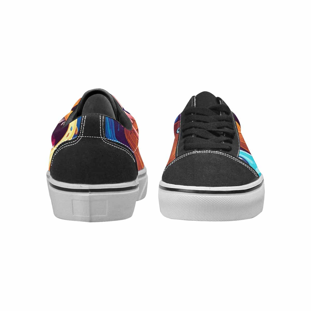 WOMEN'S Melting Ice Cream Monster Lace-Up Canvas Grunge Shoes