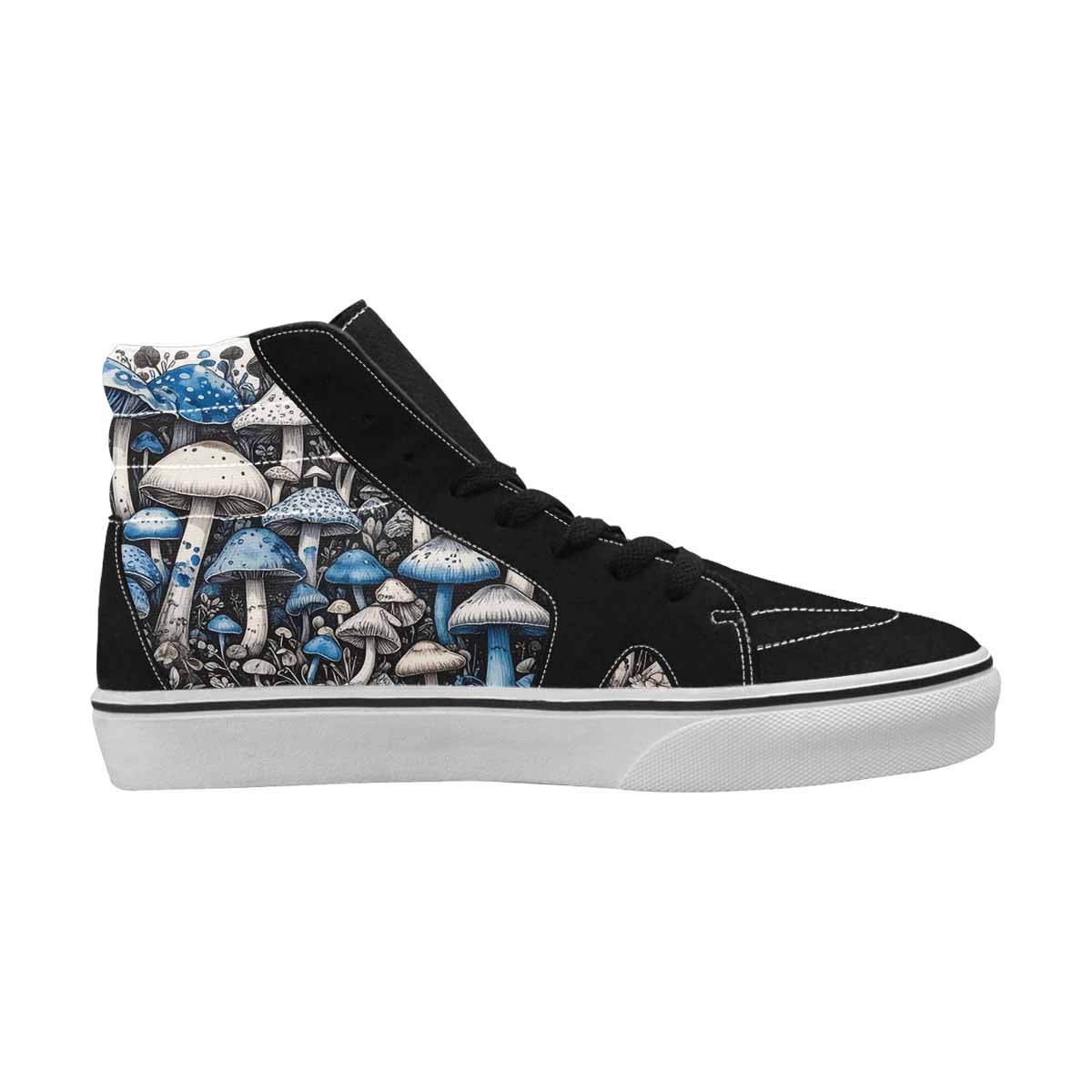 MEN'S Mushrooms (general) High Top Canvas Neon Fantasy Shoes