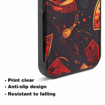 iPhone 15 Plus Case — Dice And Casino Pattern Seamless Repeat, Custom Printed Phone Case