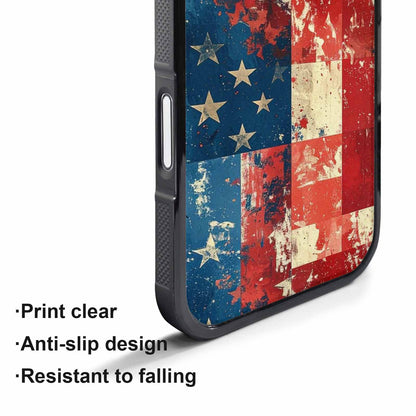 iPhone 17 Pro Case — Small American Flag Stars And Galaxy, Personalized Phone Case