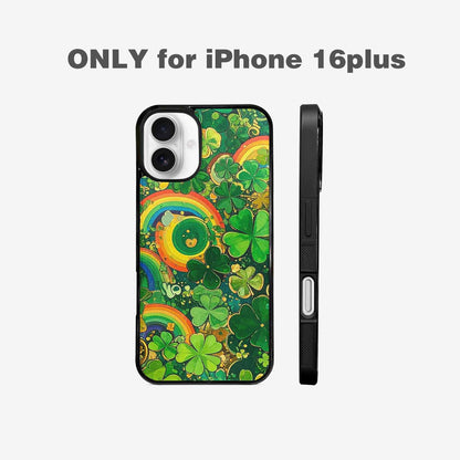 iPhone 16 Plus Case — St Patrick\'s Clover St Patrick\'s Clover, Custom Printed Phone Case