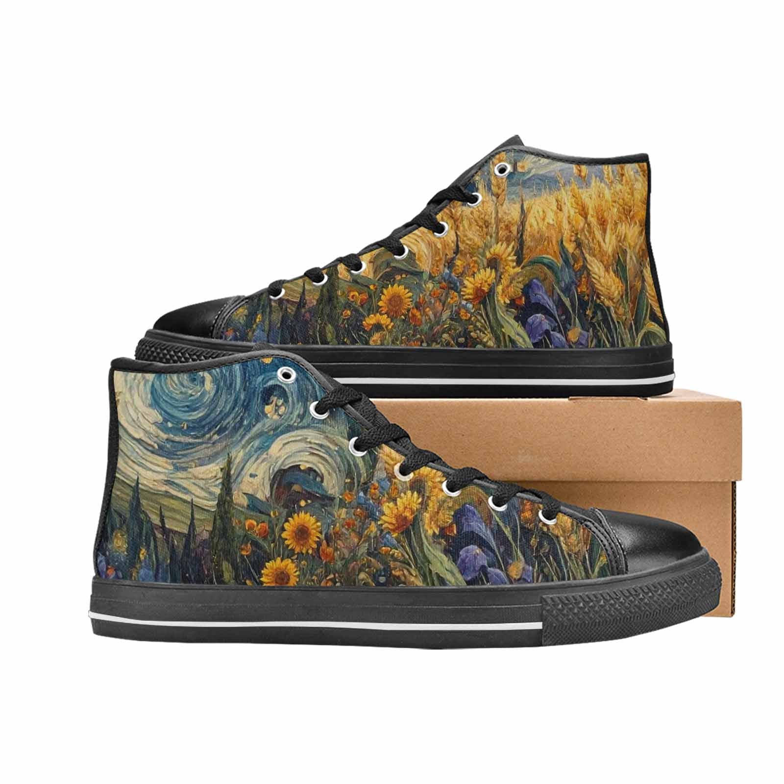MEN'S Blend All Versions High Top Canvas Grunge Custom Sneakers
