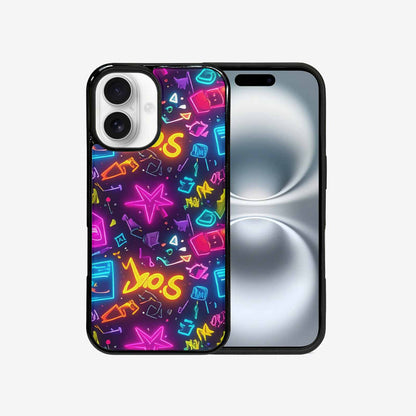 iPhone 16 Case — 80s Retro Motif 80s Retro Motifs, Customized Protective Case