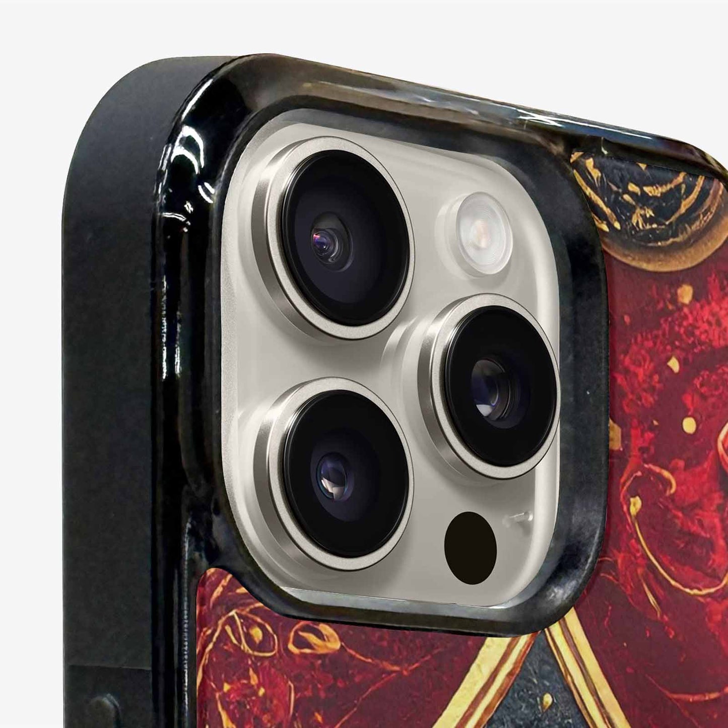iPhone 16 Pro Max Case — Playing Card Suits Pattern Poker Chips, Unique Phone Case Design