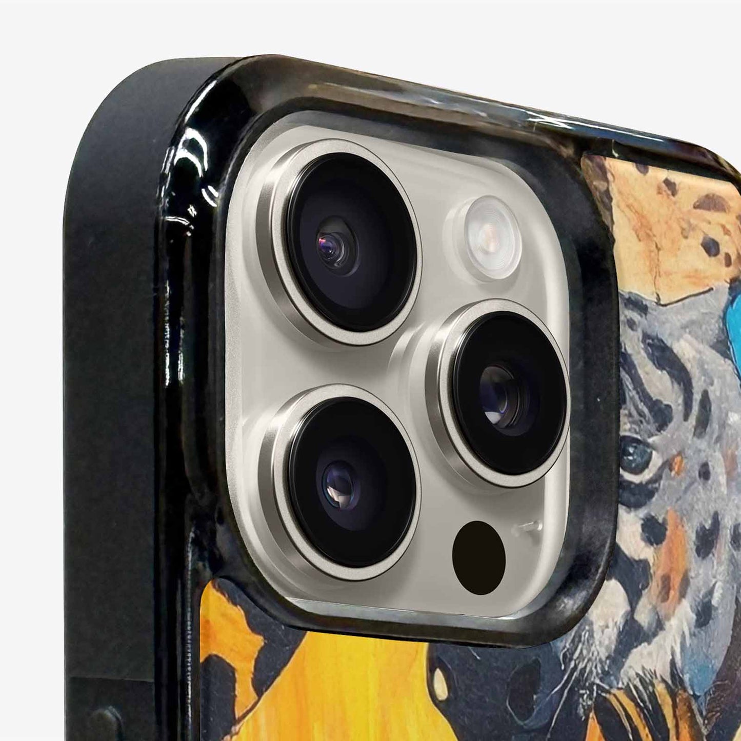 iPhone 16 Pro Case — Full Color Vibrant Animal Print Animal, Unique Phone Case Design