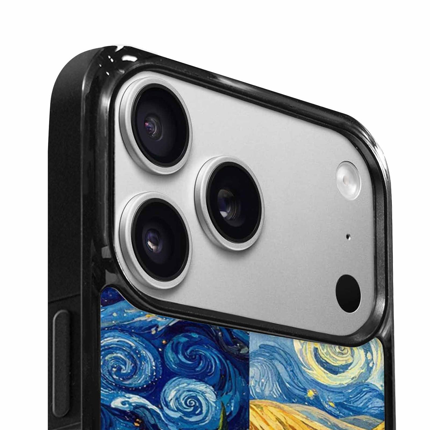 iPhone 17 Pro Case — Small Van Gogh Style Swirl Galaxy, Custom Print Case Cover
