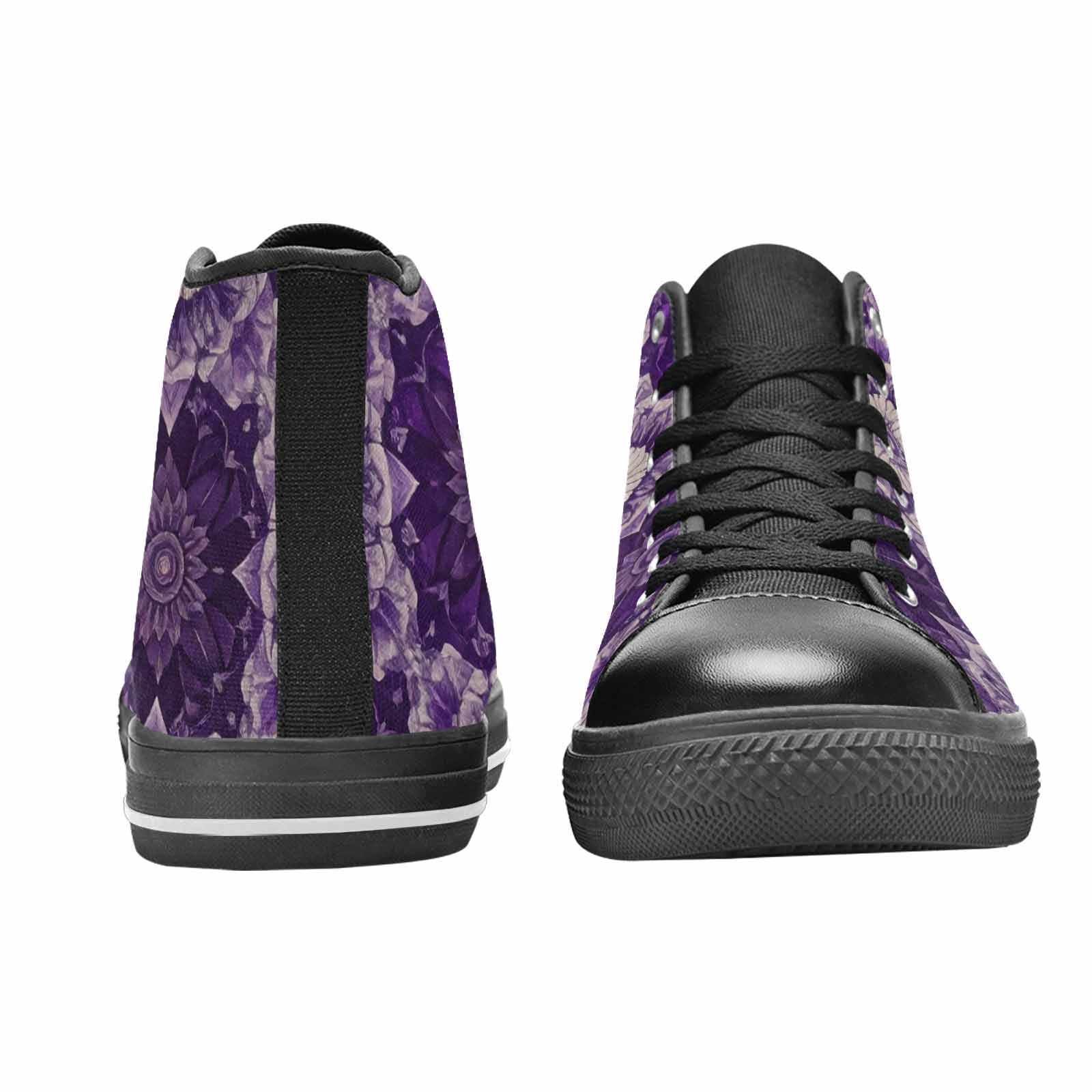 MEN'S Mandala High Top Canvas Vivid Custom Sneakers