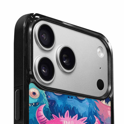 iPhone 17 Pro Case — Seamless Repeating Pattern Of Overlapping Cartoon, Original Design Phone Case