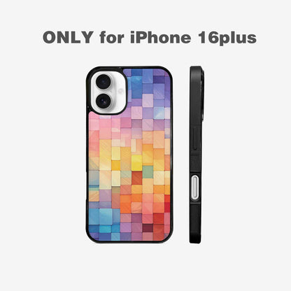 iPhone 16 Plus Case — Color Gradient Fade Pattern Hundreds Of, Custom Designed Case Cover