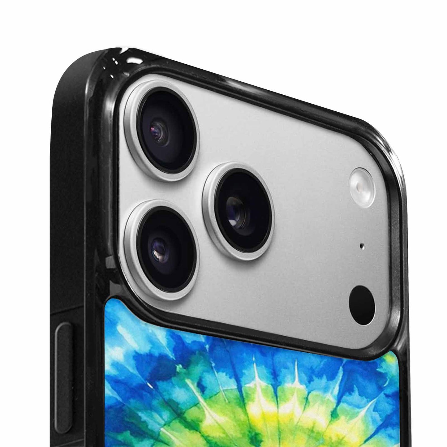 iPhone 17 Pro Case — Small Tie Dye Swirl Pattern Tie, Original Design Phone Case