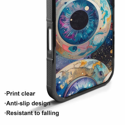 iPhone 17 Case — Seamless Tileable Pattern Of Galaxy Space, Original Design Phone Case