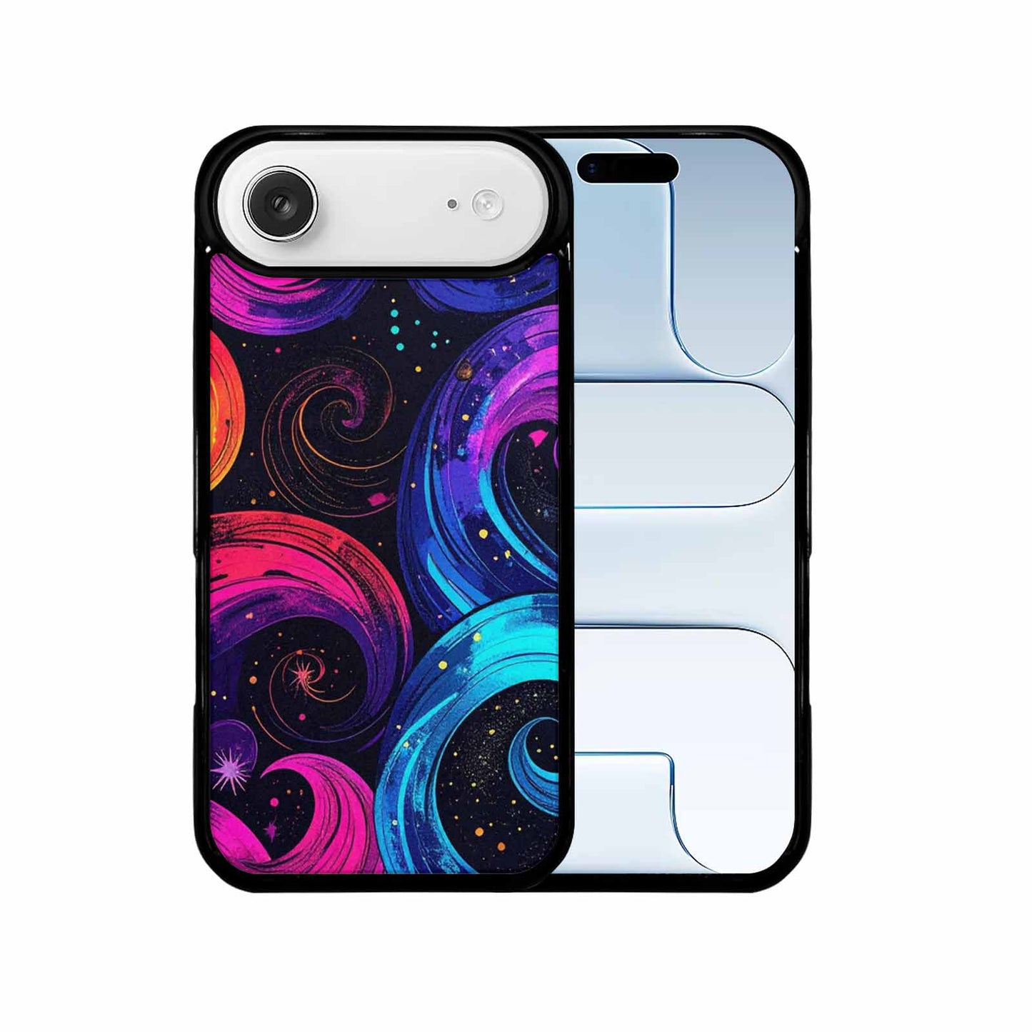 iPhone 17 Air Case — Rose Galaxy Art Seamless Pattern Galaxy, Customized Protective Case