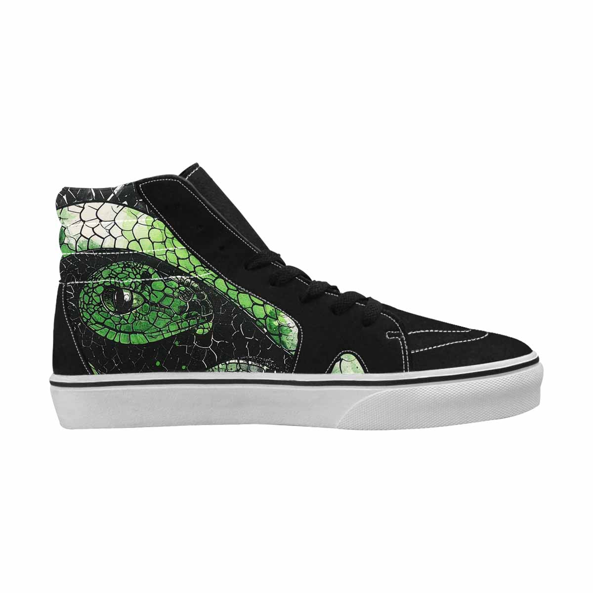 MEN'S Reptile Scale High Top Canvas Dreamlike Custom Shoes