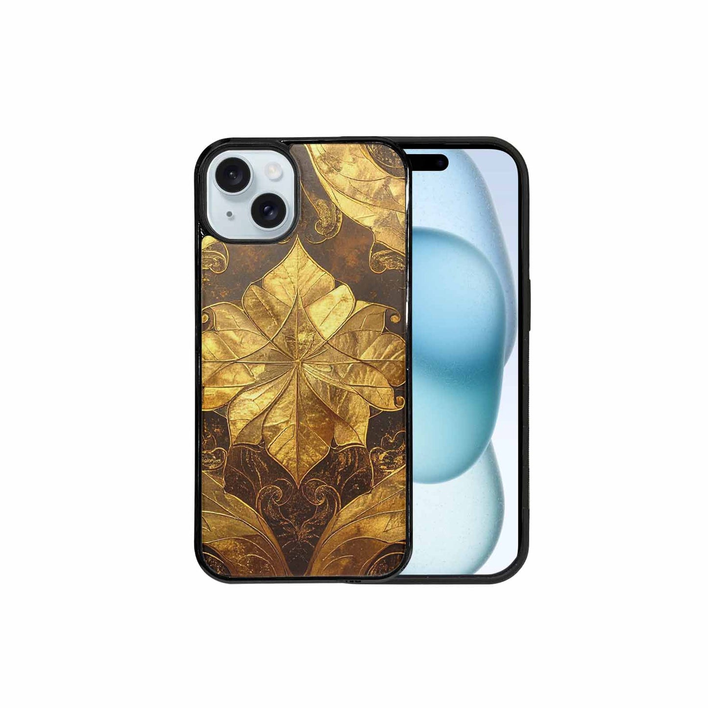 iPhone 15 Plus Case — Klimt Gold Leaf Artwork Pattern, Custom Made Phone Cover