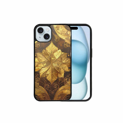 iPhone 15 Plus Case — Klimt Gold Leaf Artwork Pattern, Custom Made Phone Cover