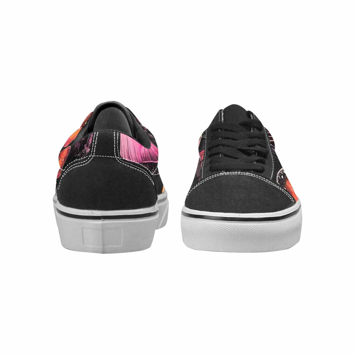 WOMEN'S Rainbow Drip Mushrooms Lace-Up Canvas Dreamlike Shoes