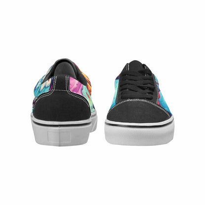 WOMEN'S Ice Cream Monsters  Lace-Up Canvas Surreal Custom Shoes