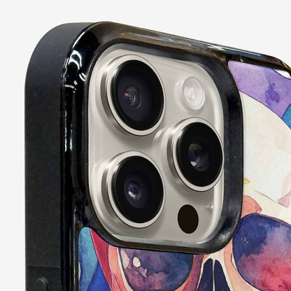 iPhone 16 Pro Max Case — Kulls Watercolor Skulls Small Skull Pattern, Original Design Phone Case