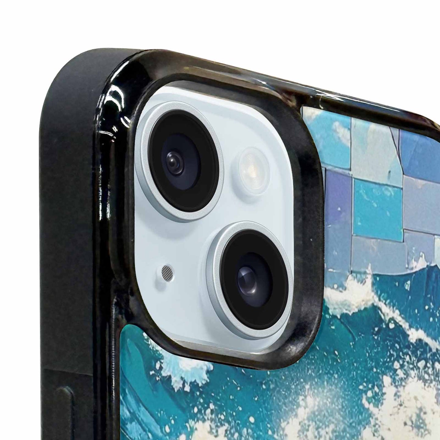 iPhone 15 Case — Wave Crest Splash Wave Crest Splash, Original Design Phone Case