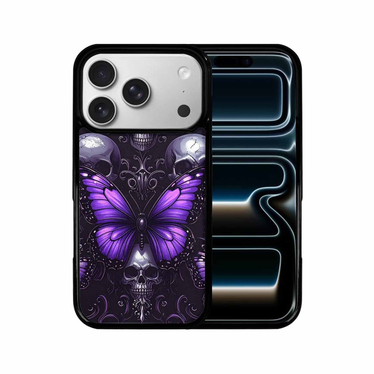 iPhone 17 Pro Case — Skull Dark Art Gothic Print Gothic, Custom Art Phone Cover