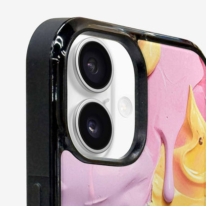 iPhone 16 Plus Case — Soft Serve Swirl Monster Characters, Custom Designed Case Cover
