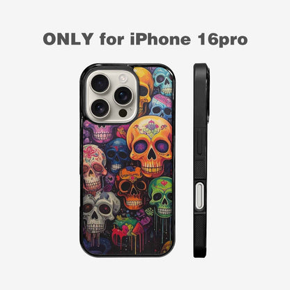 iPhone 16 Pro Case — Skulls General Skulls Pattern, Custom Designed Case Cover