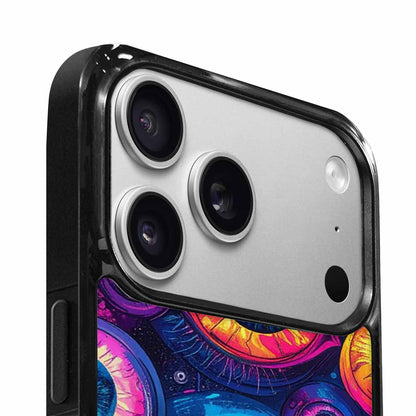 iPhone 17 Pro Case — Seamless Tileable Pattern Of Overlapping Cartoon, Custom Print Case Cover