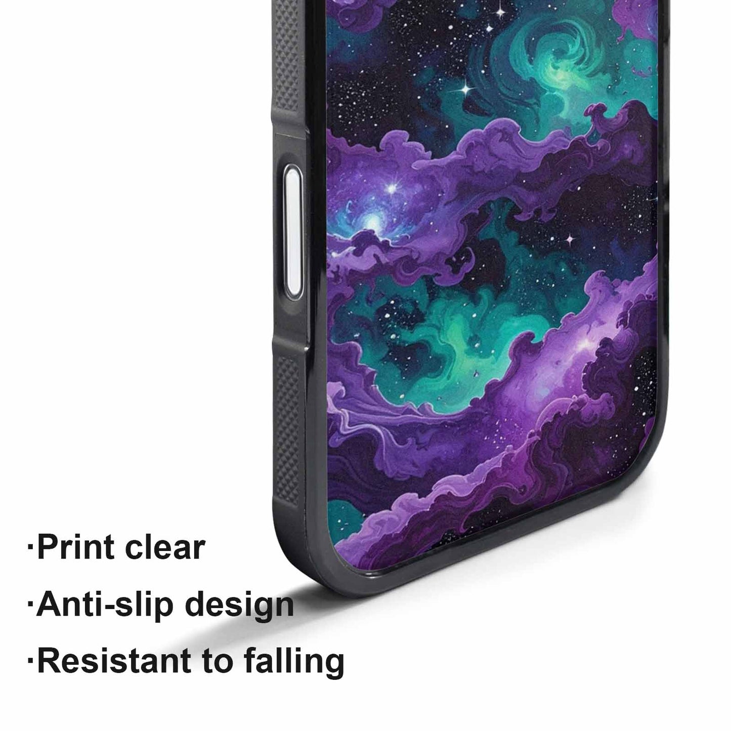 iPhone 17 Pro Max Case — Seamless Tileable Pattern Of Galaxy Space, Original Design Phone Case