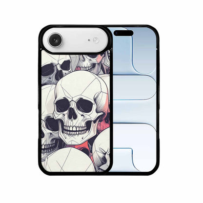 iPhone 17 Air Case — Skull Dark Art Gothic Print Gothic, Customized Protective Case