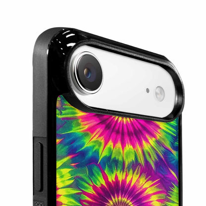 iPhone 17 Air Case — Tie Dye Neon Acid Blended Tie, Unique Phone Case Design